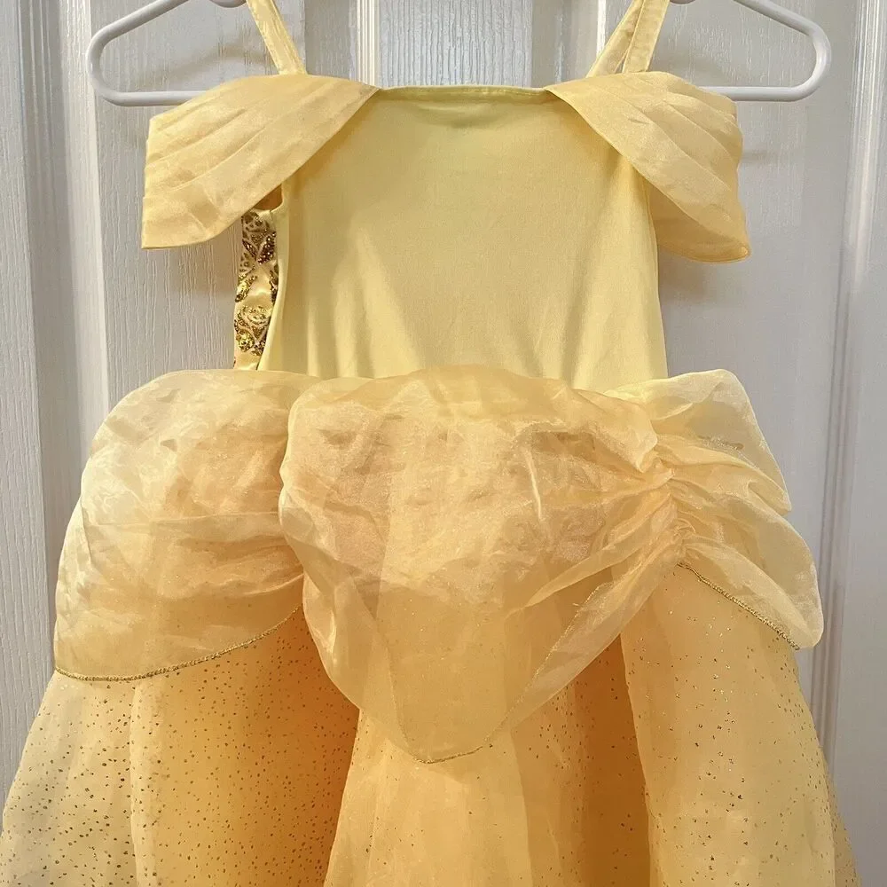 Disney Castle Collection Belle Beauty and the Beast Dress Costume Girls Size 4 - Picture 12 of 14